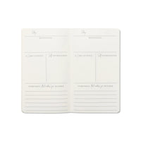 Lot de 3 agendas flexibles simples non datés - Bien-être (Réflexions, Objectifs, Gratitude)